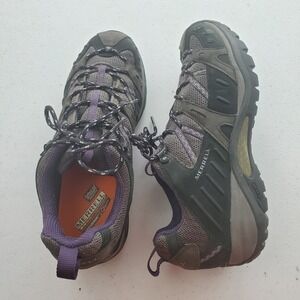 Merrell 11 Siren Sport 2 Damson Black Q-Dry Hiking Shoes Women Sz 10 Vibram Sole